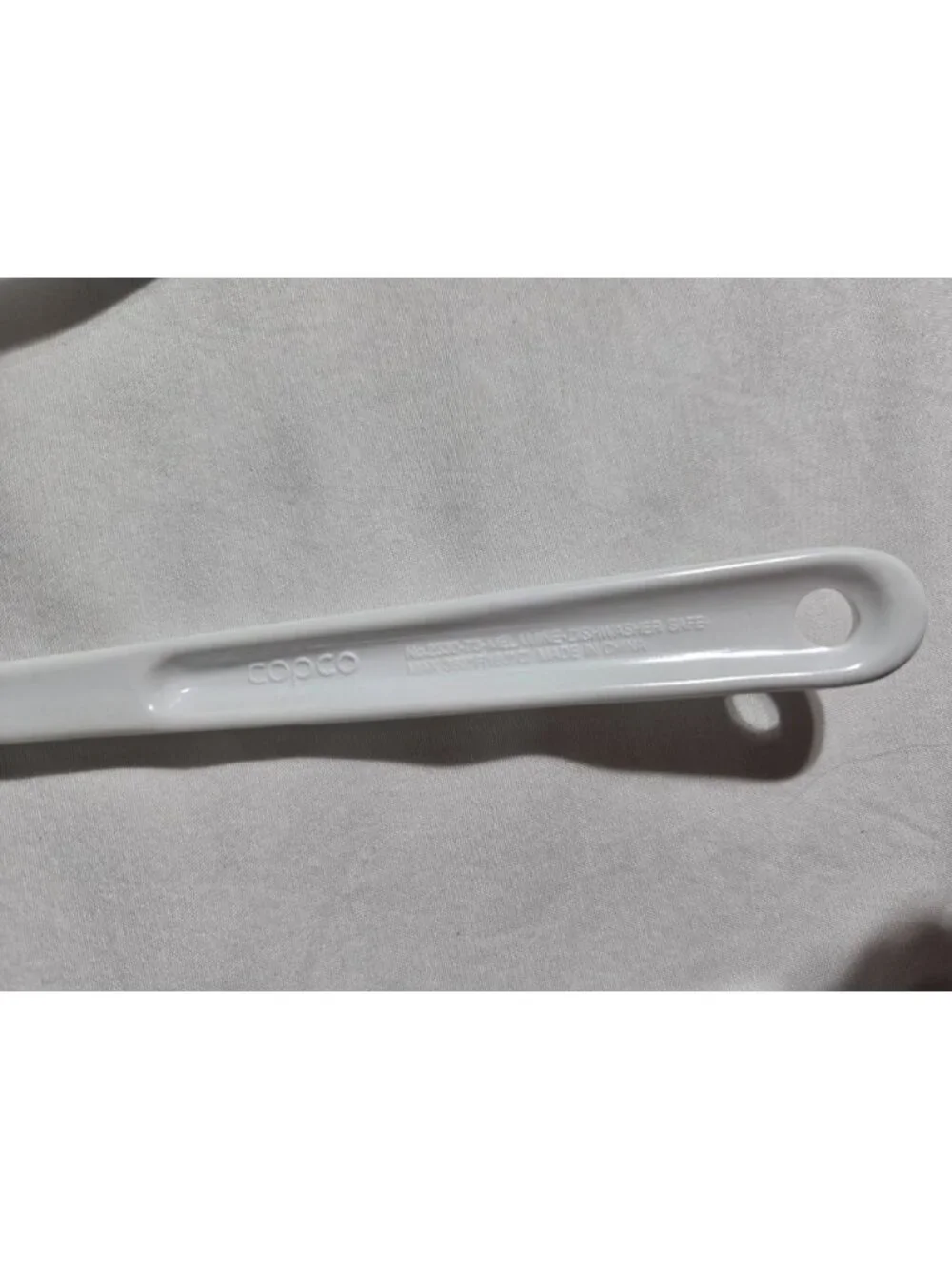 Copco White Melamine Cooking Utensil Set 4 Pc Slotted Spoon Ladle Cake Server